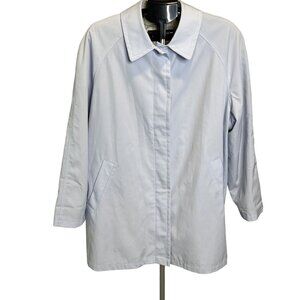 Towne Collection Trench Coat‎ London fog Women's Blue Lining size 2X